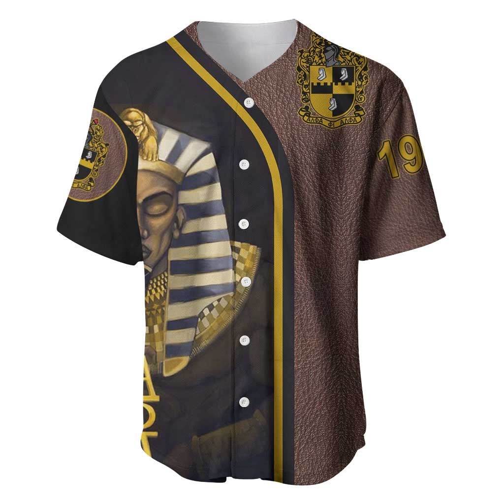Alpha Phi Alpha 1906 King Pharaoh Baseball Jersey Stylish Fraternity
