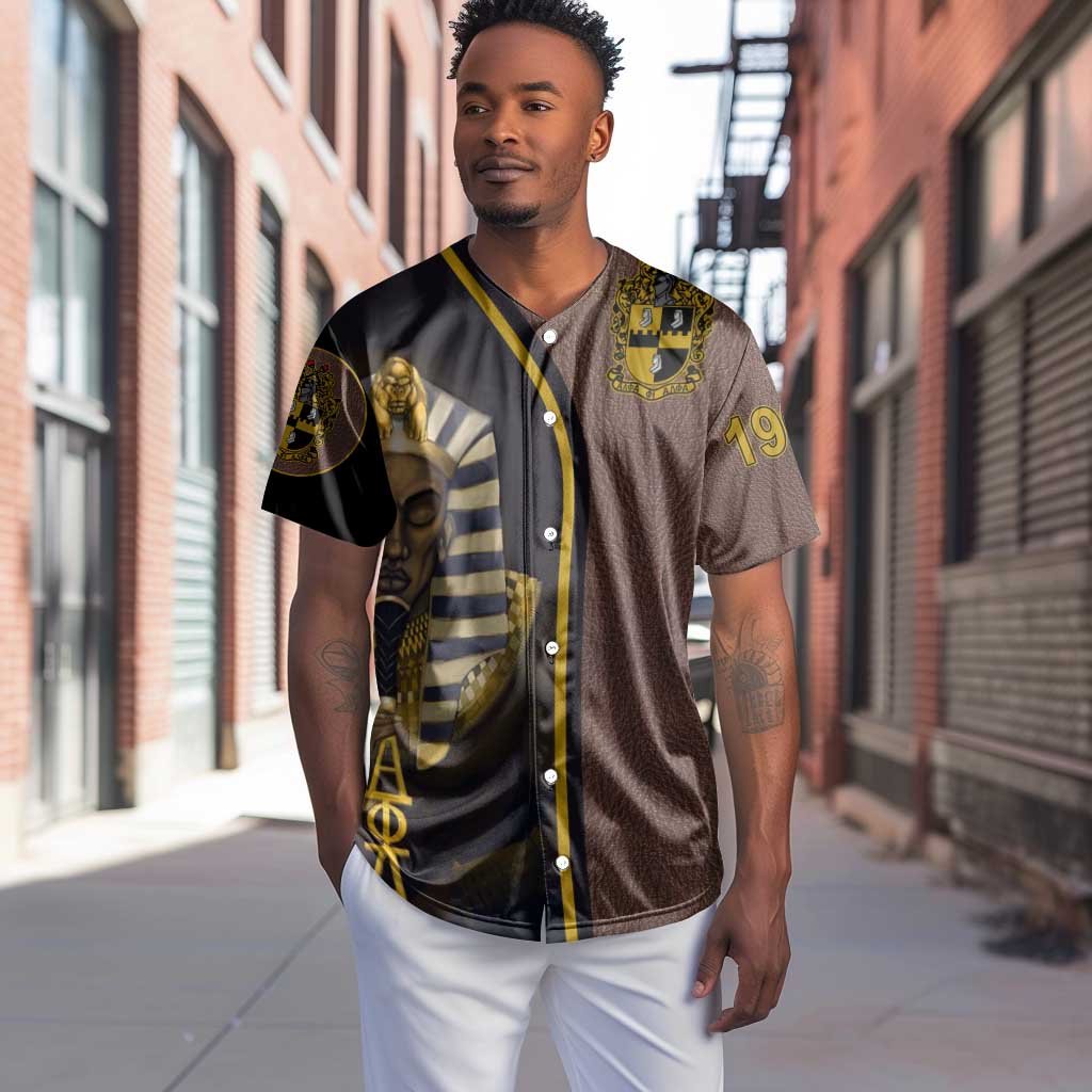 Alpha Phi Alpha 1906 King Pharaoh Baseball Jersey Stylish Fraternity