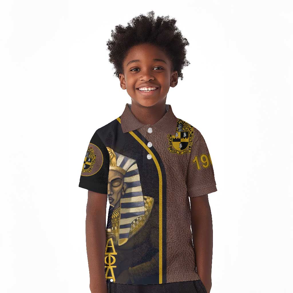 Alpha Phi Alpha 1906 King Pharaoh Kid Polo Shirt Stylish Fraternity