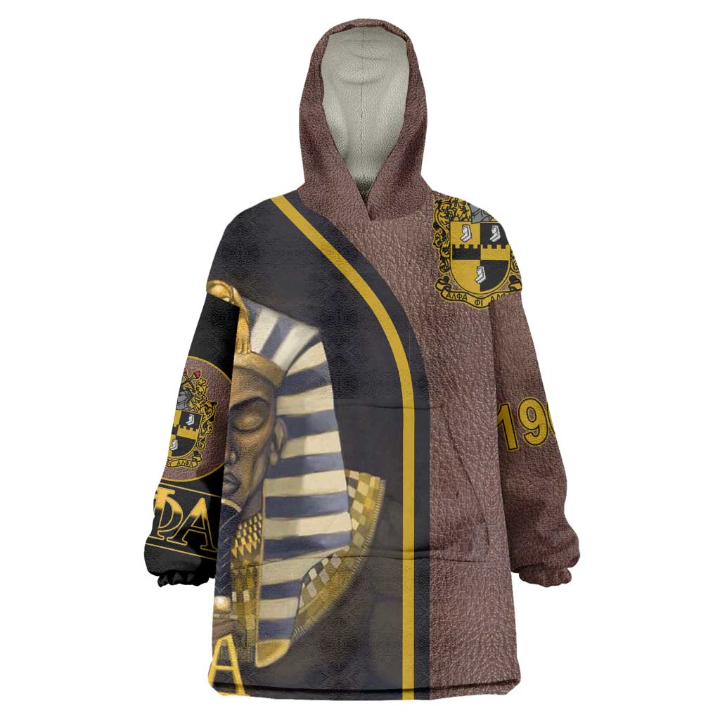 Alpha Phi Alpha 1906 King Pharaoh Kid Wearable Blanket Hoodie Stylish Fraternity