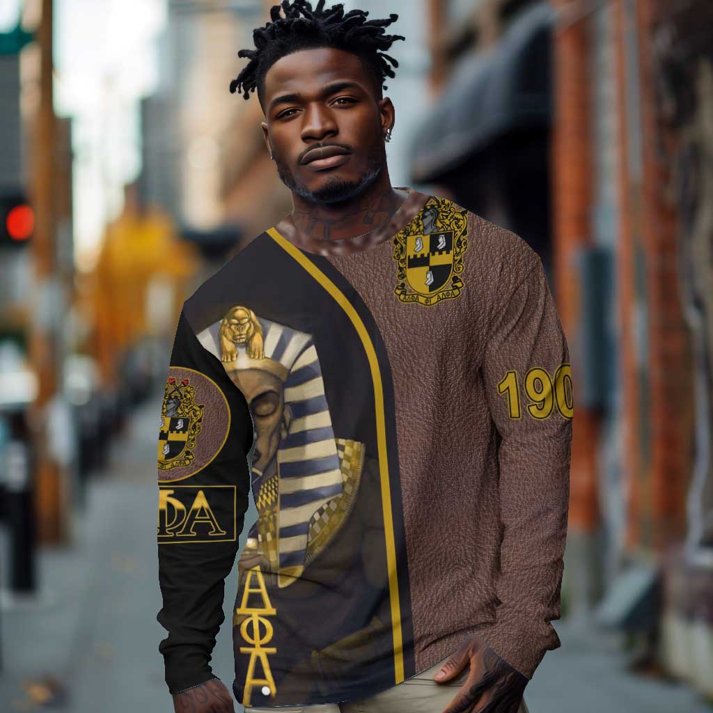 Alpha Phi Alpha 1906 King Pharaoh Long Sleeve Shirt Stylish Fraternity