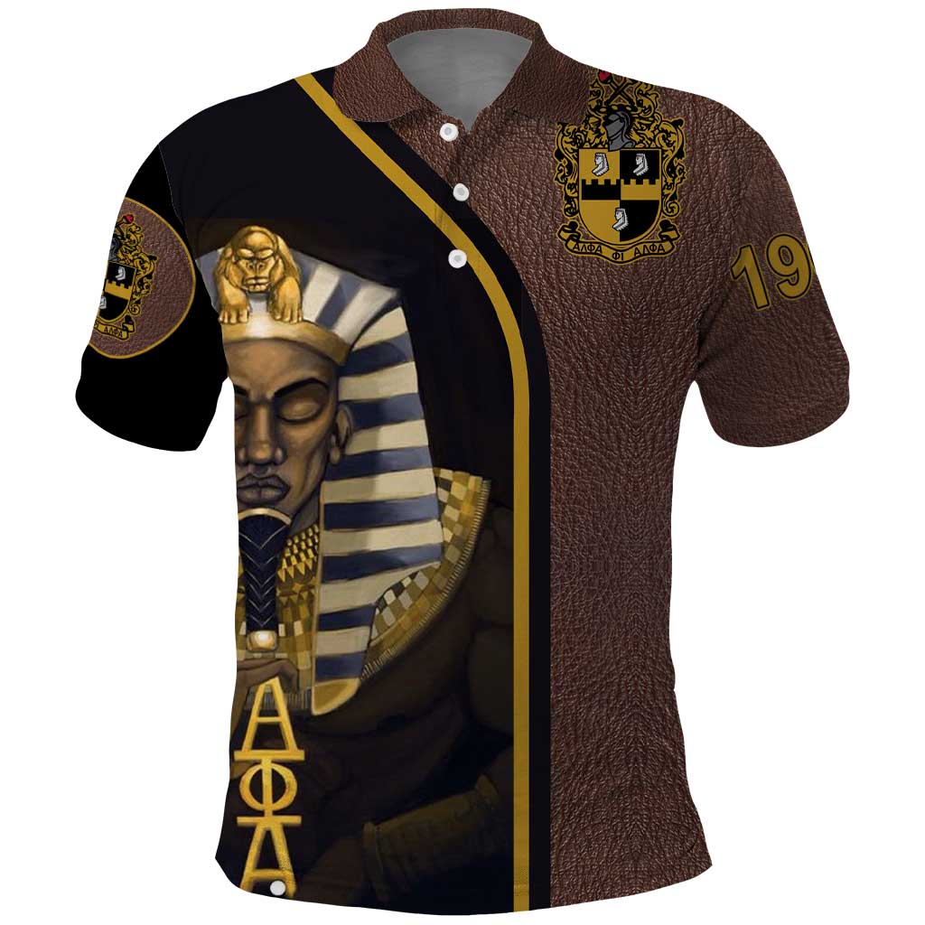 Alpha Phi Alpha 1906 King Pharaoh Polo Shirt Stylish Fraternity