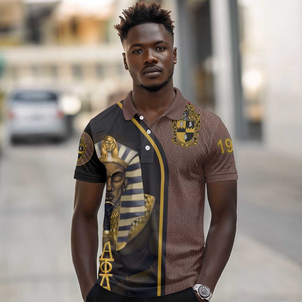 Alpha Phi Alpha 1906 King Pharaoh Polo Shirt Stylish Fraternity