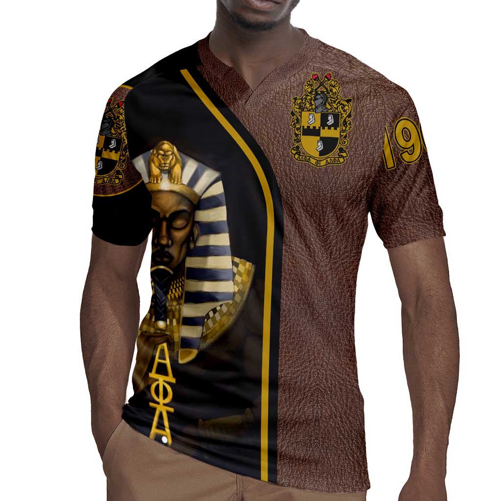 Alpha Phi Alpha 1906 King Pharaoh Rugby Jersey Stylish Fraternity