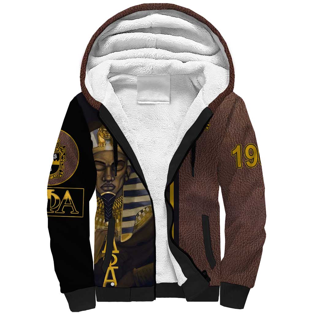 Alpha Phi Alpha 1906 King Pharaoh Sherpa Hoodie Stylish Fraternity
