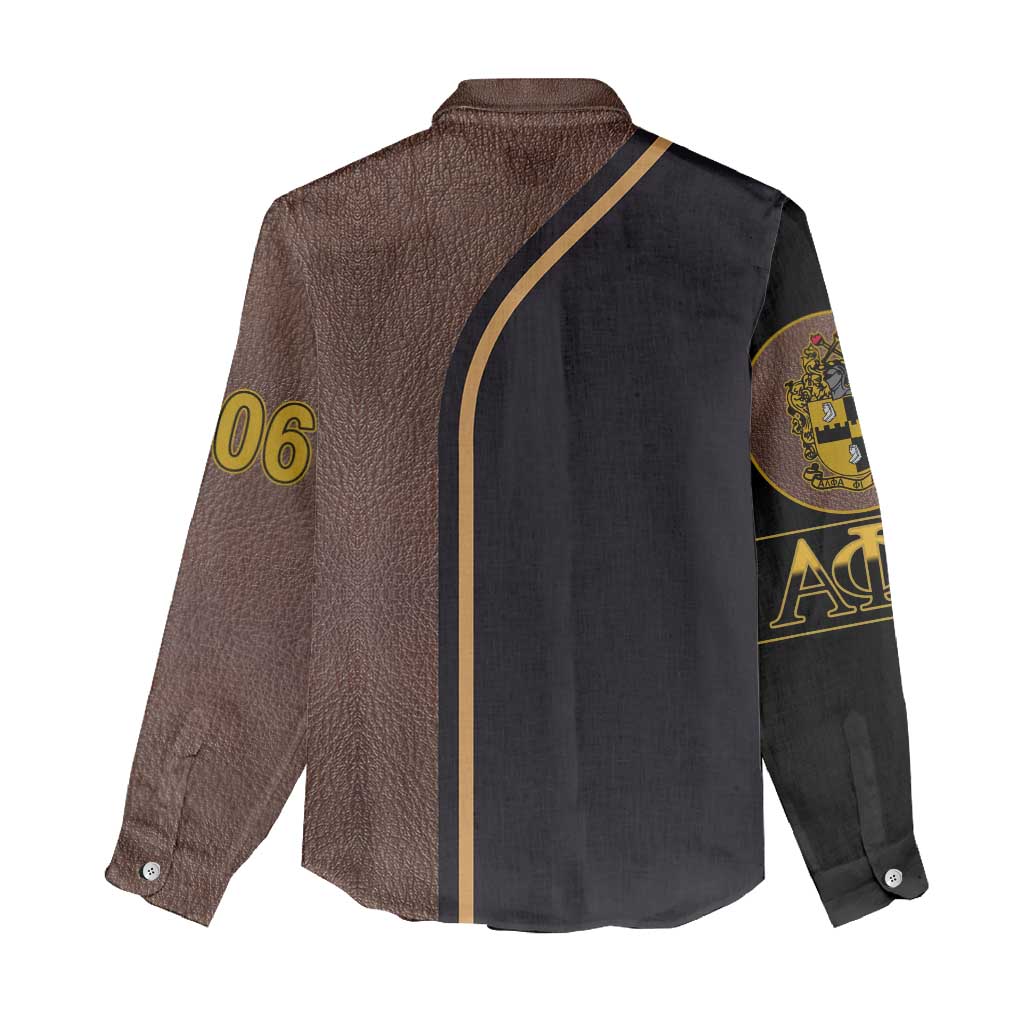 Alpha Phi Alpha 1906 King Pharaoh Women Casual Shirt Stylish Fraternity