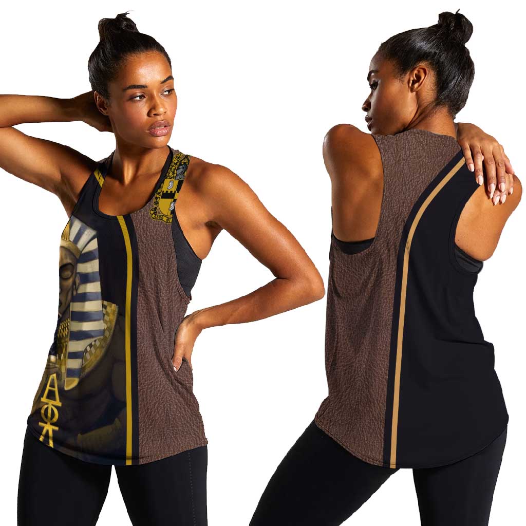 Alpha Phi Alpha 1906 King Pharaoh Women Racerback Tank Stylish Fraternity