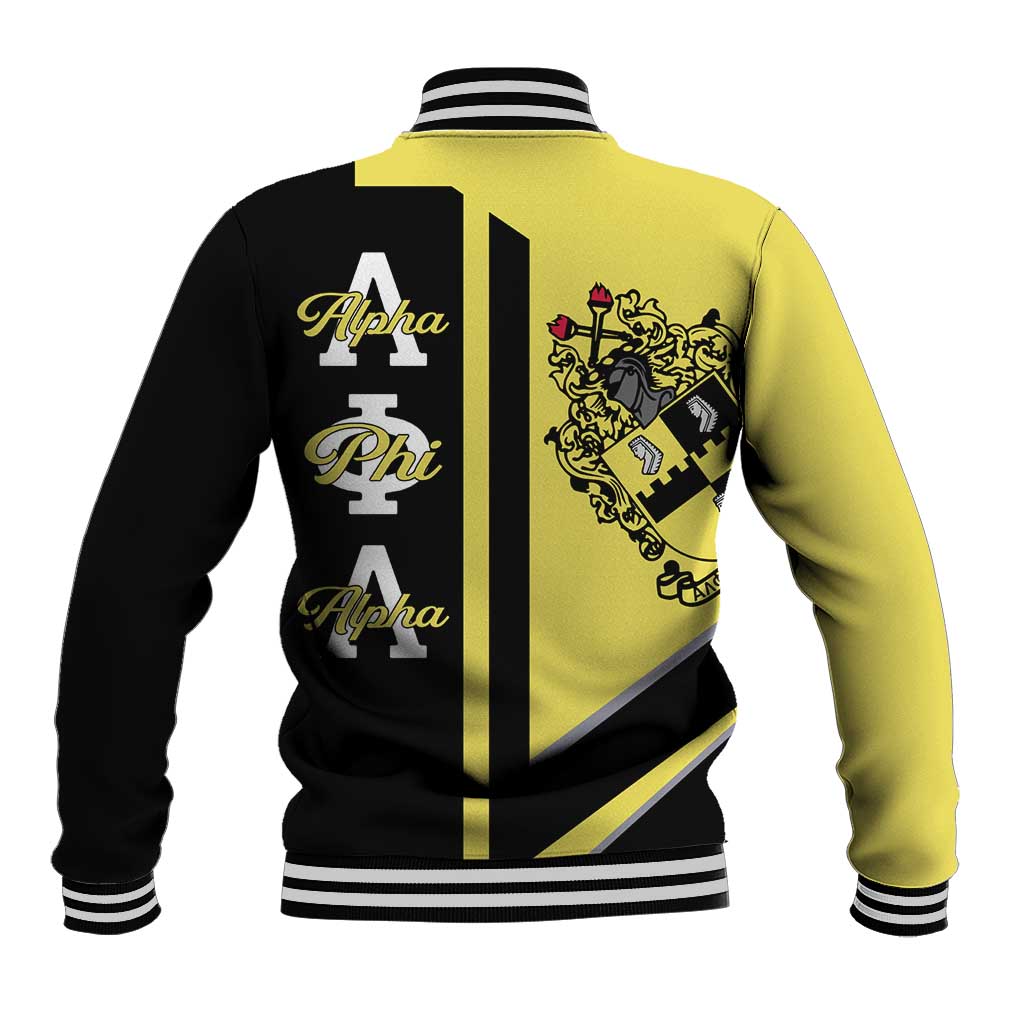 Alpha Phi Alpha Apa Half Concept Baseball Jacket Classic Fraternity