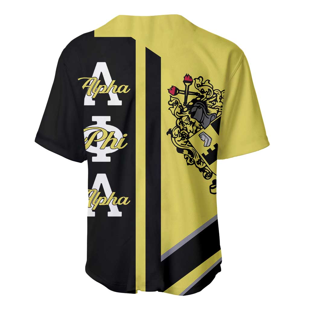 Alpha Phi Alpha Apa Half Concept Baseball Jersey Classic Fraternity