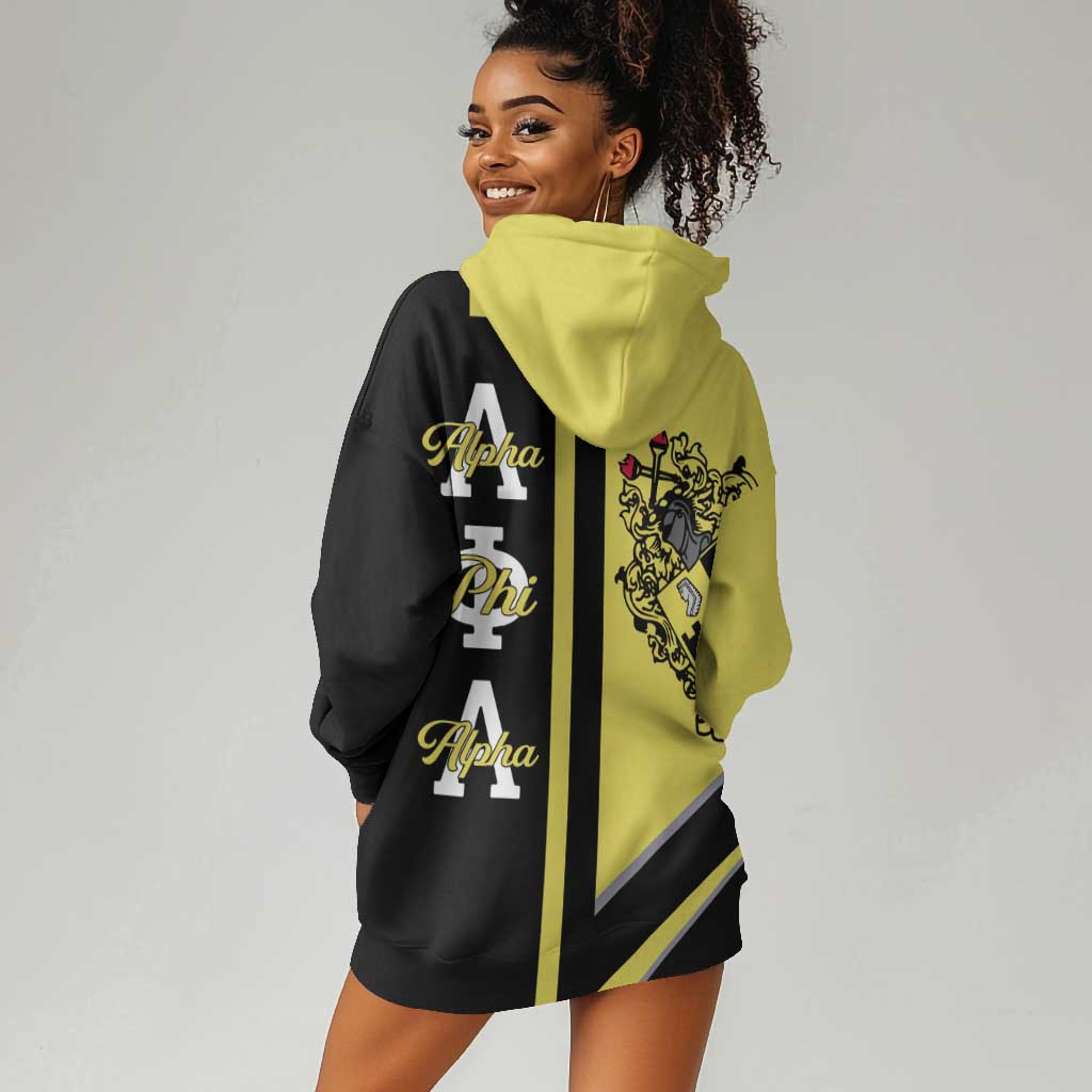 Alpha Phi Alpha Apa Half Concept Hoodie Dress Classic Fraternity