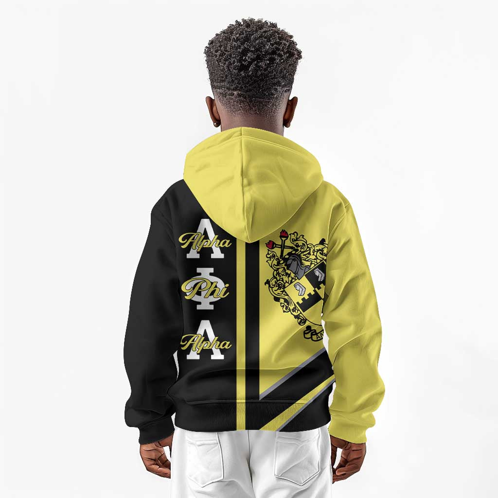 Alpha Phi Alpha Apa Half Concept Kid Hoodie Classic Fraternity