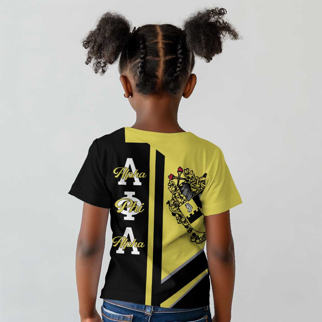Alpha Phi Alpha Apa Half Concept Kid T shirt Classic Fraternity