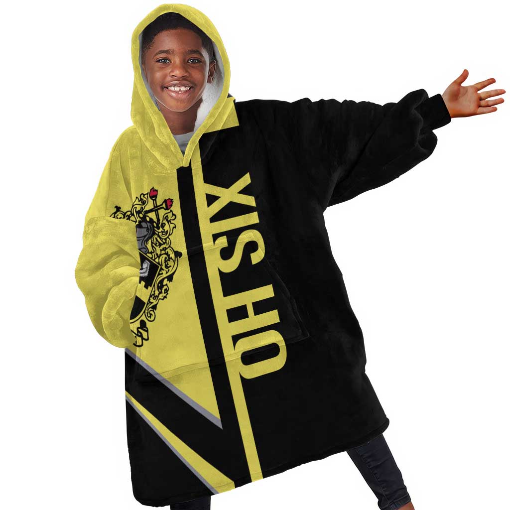 Alpha Phi Alpha Apa Half Concept Kid Wearable Blanket Hoodie Classic Fraternity