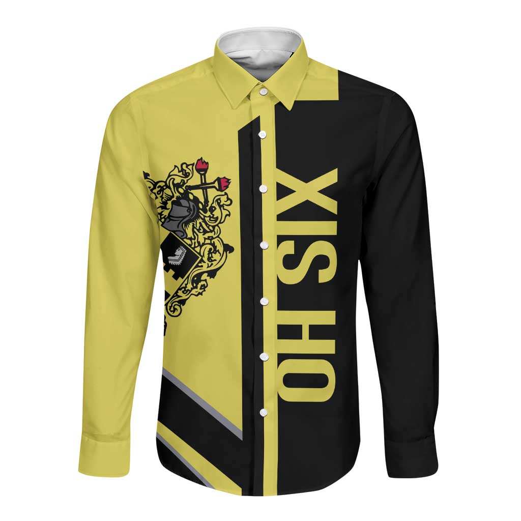 Alpha Phi Alpha Apa Half Concept Long Sleeve Button Shirt Classic Fraternity