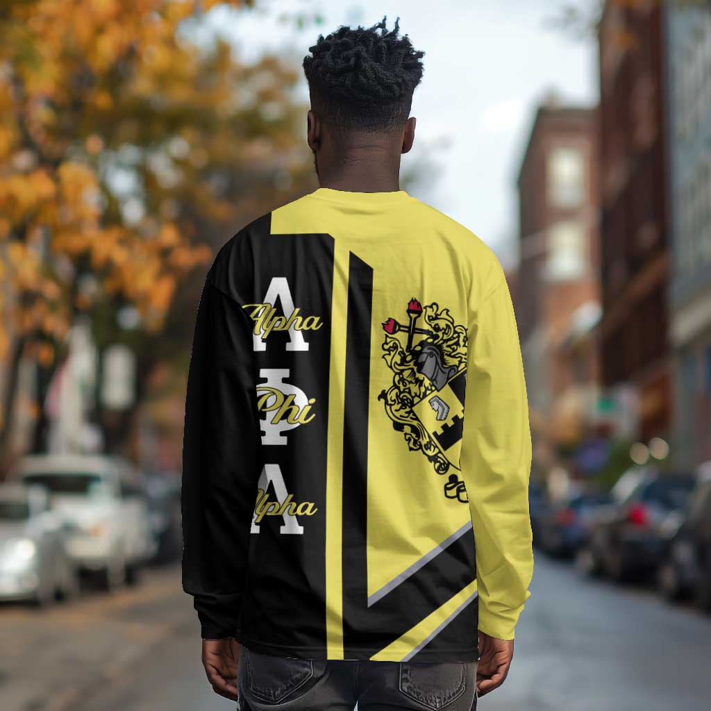 Alpha Phi Alpha Apa Half Concept Long Sleeve Shirt Classic Fraternity