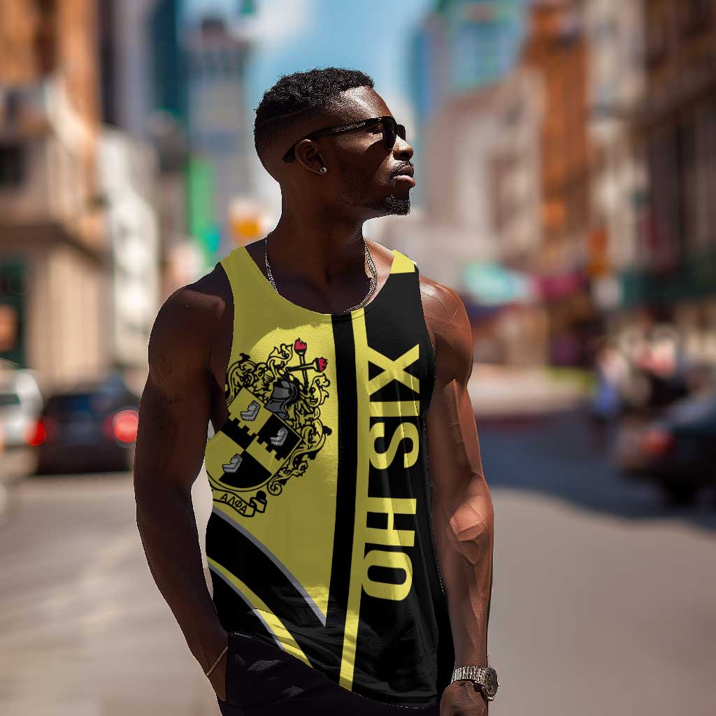 Alpha Phi Alpha Apa Half Concept Men Tank Top Classic Fraternity
