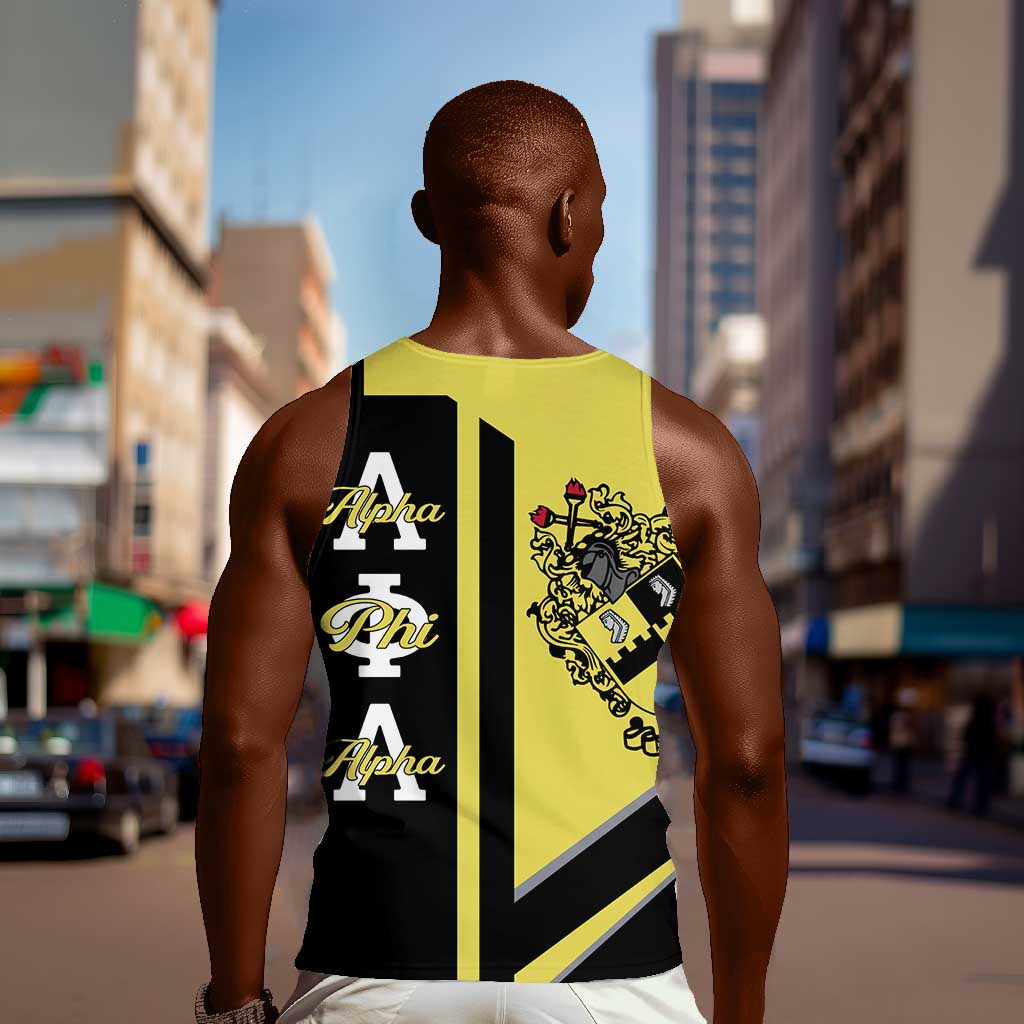 Alpha Phi Alpha Apa Half Concept Men Tank Top Classic Fraternity