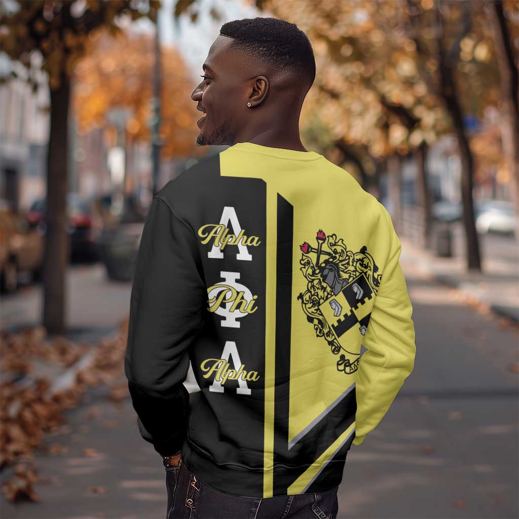 Alpha Phi Alpha Apa Half Concept Sweatshirt Classic Fraternity