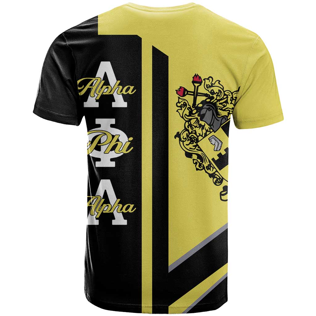 Alpha Phi Alpha Apa Half Concept T shirt Classic Fraternity