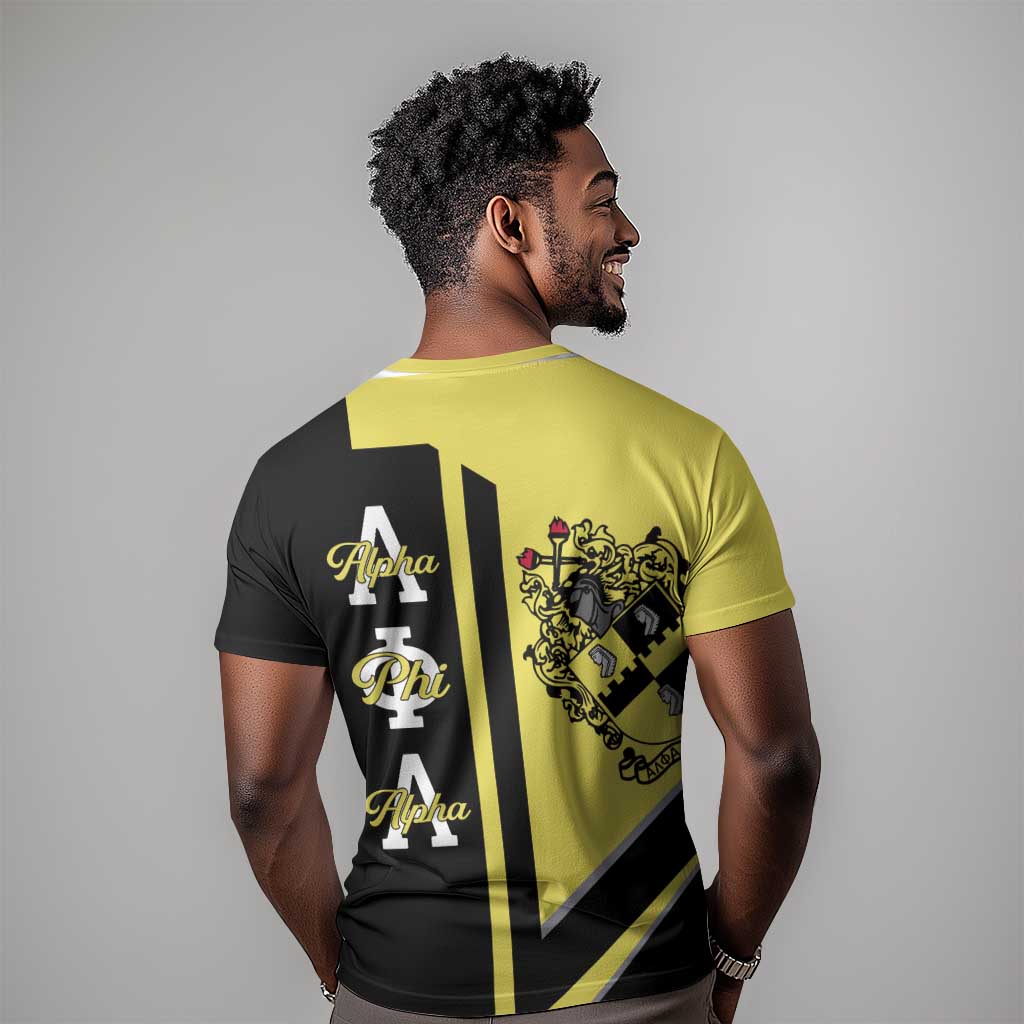 Alpha Phi Alpha Apa Half Concept T shirt Classic Fraternity