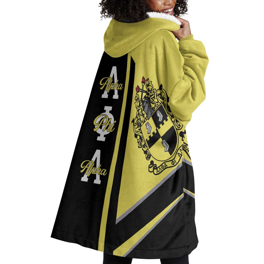 Alpha Phi Alpha Apa Half Concept Wearable Blanket Hoodie Classic Fraternity
