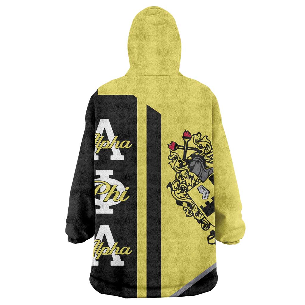 Alpha Phi Alpha Apa Half Concept Wearable Blanket Hoodie Classic Fraternity