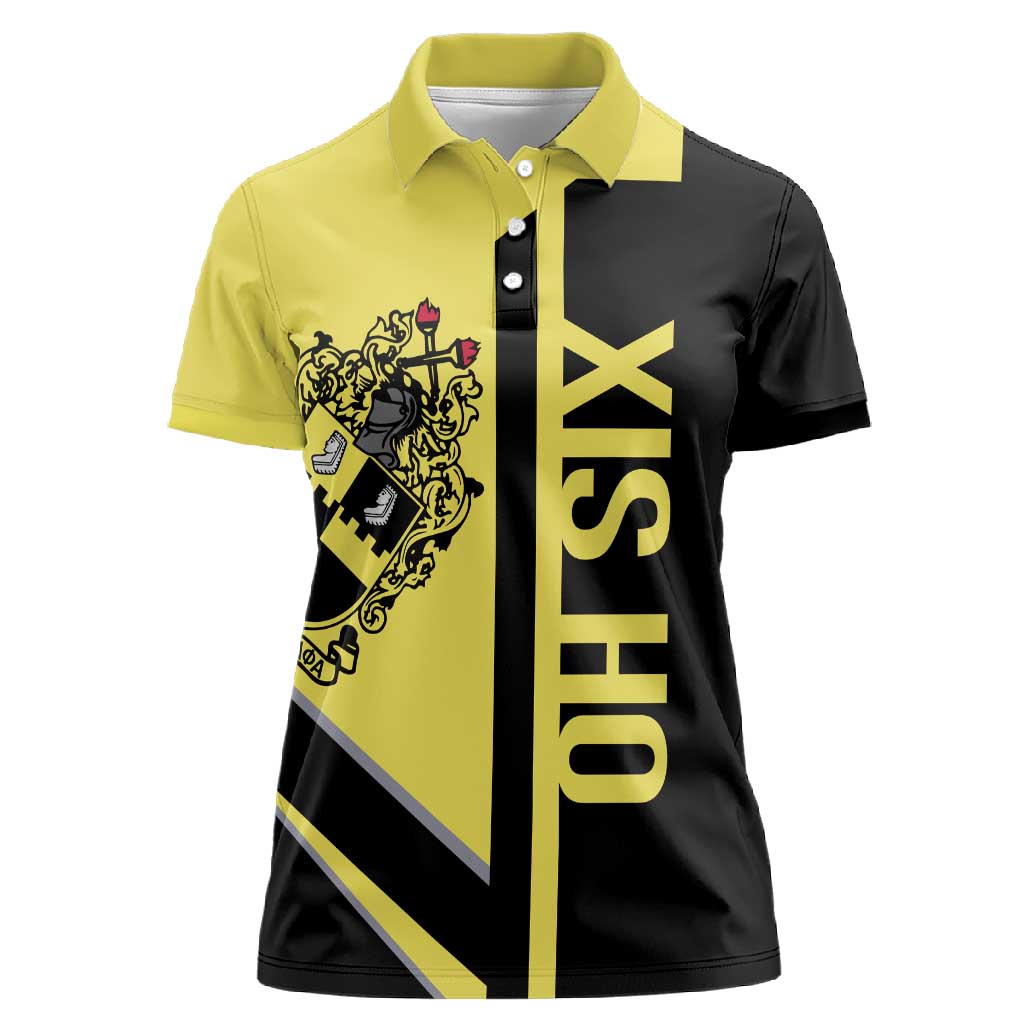 Alpha Phi Alpha Apa Half Concept Women Polo Shirt Classic Fraternity
