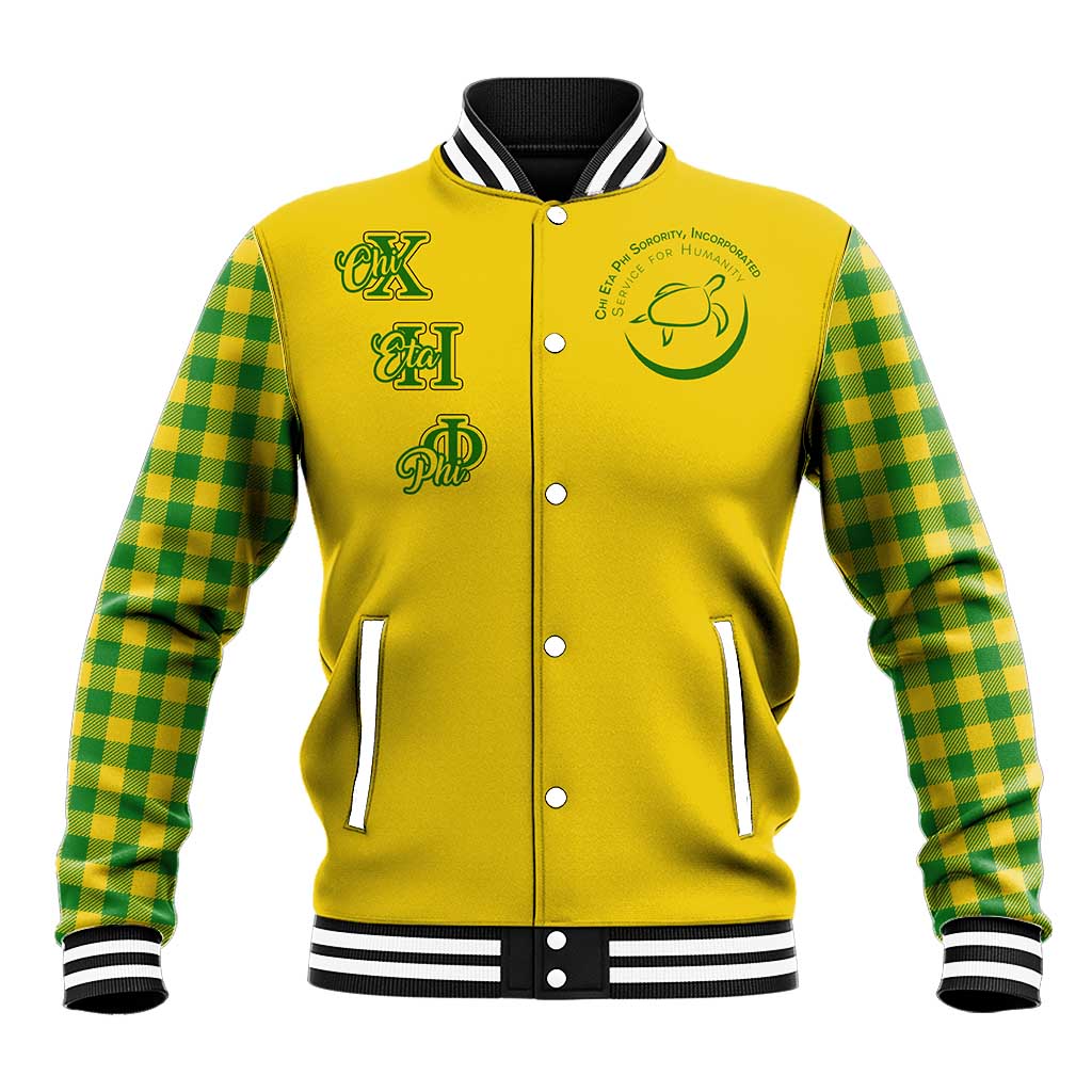 Chi Eta Phi Sorority Nurse Baseball Jacket Show Your Sorority Pride