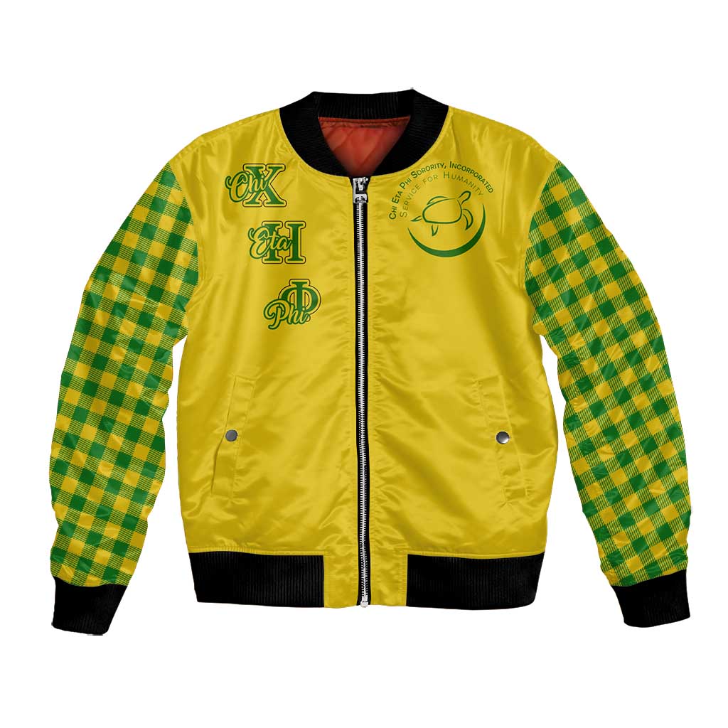 Chi Eta Phi Sorority Nurse Bomber Jacket Show Your Sorority Pride