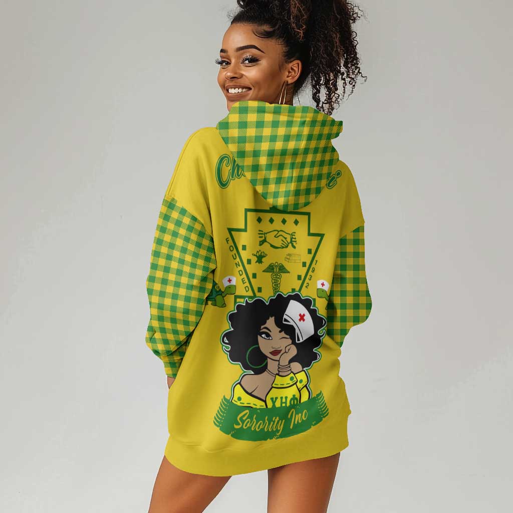 Chi Eta Phi Sorority Nurse Hoodie Dress Show Your Sorority Pride