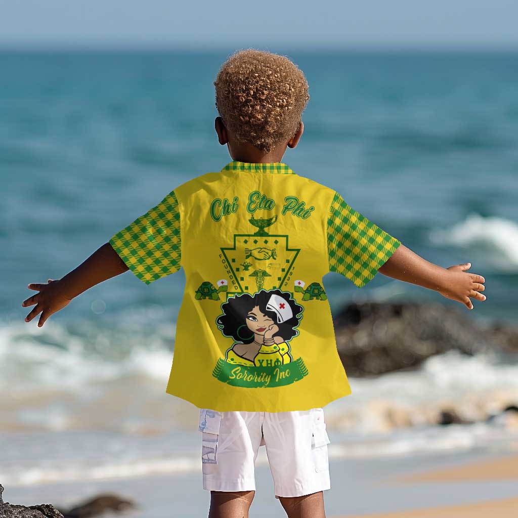 Chi Eta Phi Sorority Nurse Kid Hawaiian Shirt Show Your Sorority Pride