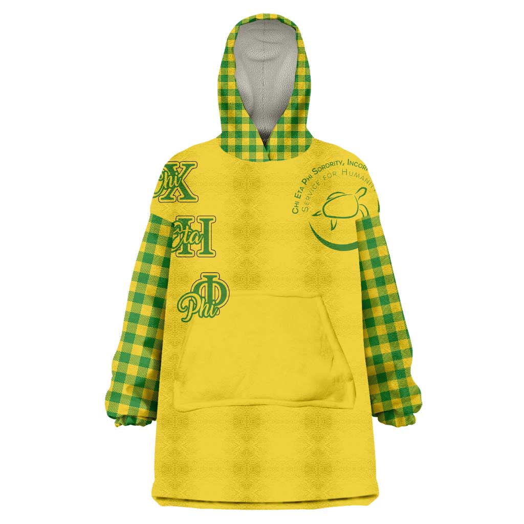 Chi Eta Phi Sorority Nurse Kid Wearable Blanket Hoodie Show Your Sorority Pride