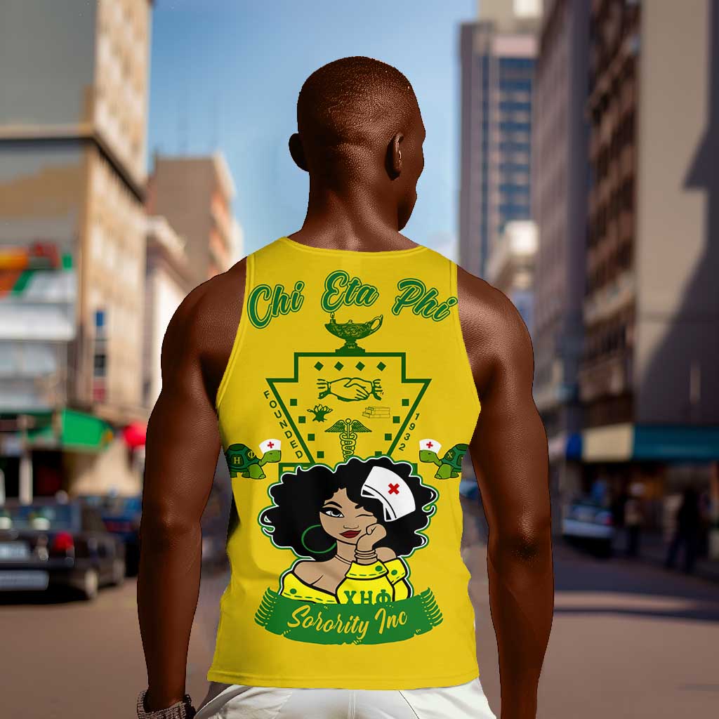 Chi Eta Phi Sorority Nurse Men Tank Top Show Your Sorority Pride