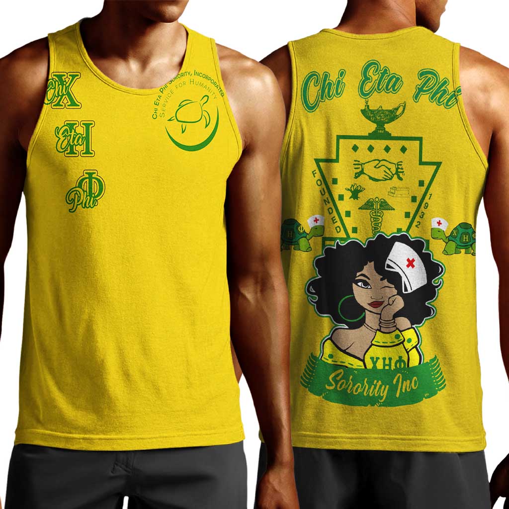 Chi Eta Phi Sorority Nurse Men Tank Top Show Your Sorority Pride