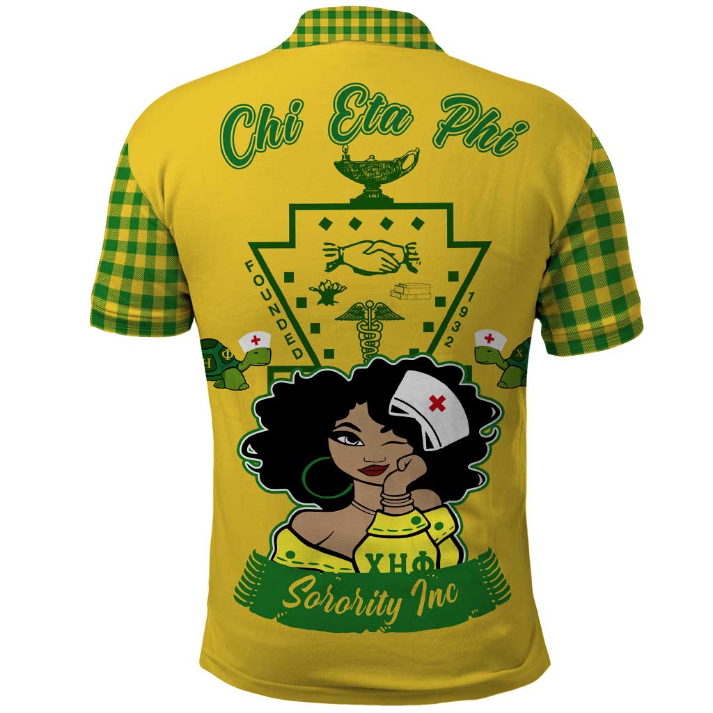 Chi Eta Phi Sorority Nurse Polo Shirt Show Your Sorority Pride