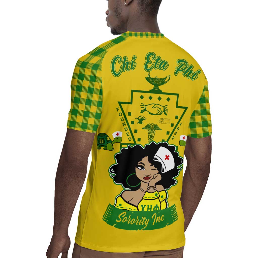 Chi Eta Phi Sorority Nurse Rugby Jersey Show Your Sorority Pride
