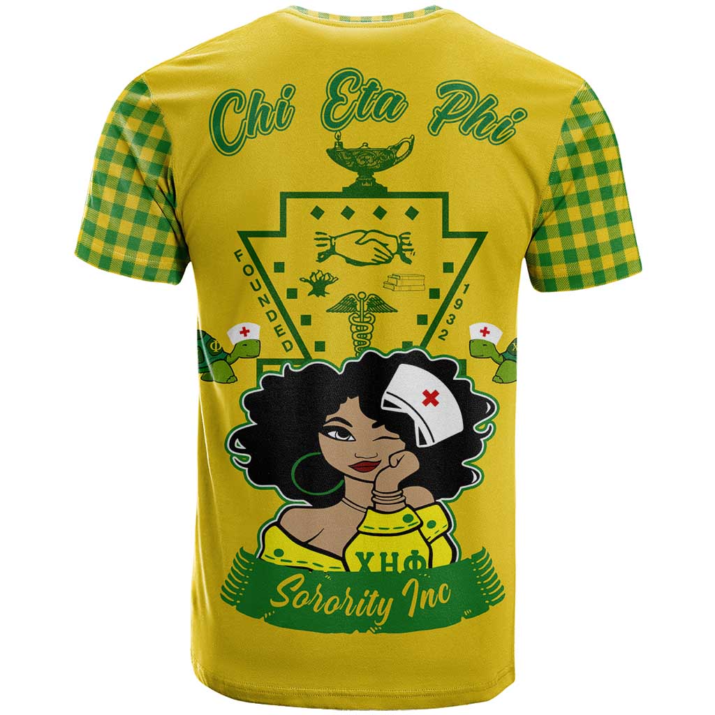Chi Eta Phi Sorority Nurse T shirt Show Your Sorority Pride
