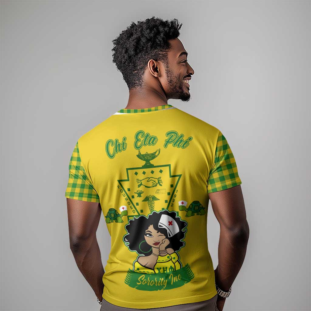 Chi Eta Phi Sorority Nurse T shirt Show Your Sorority Pride