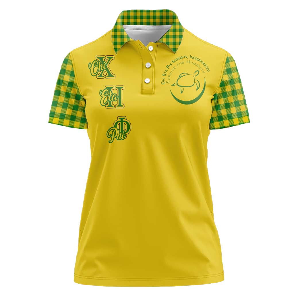 Chi Eta Phi Sorority Nurse Women Polo Shirt Show Your Sorority Pride