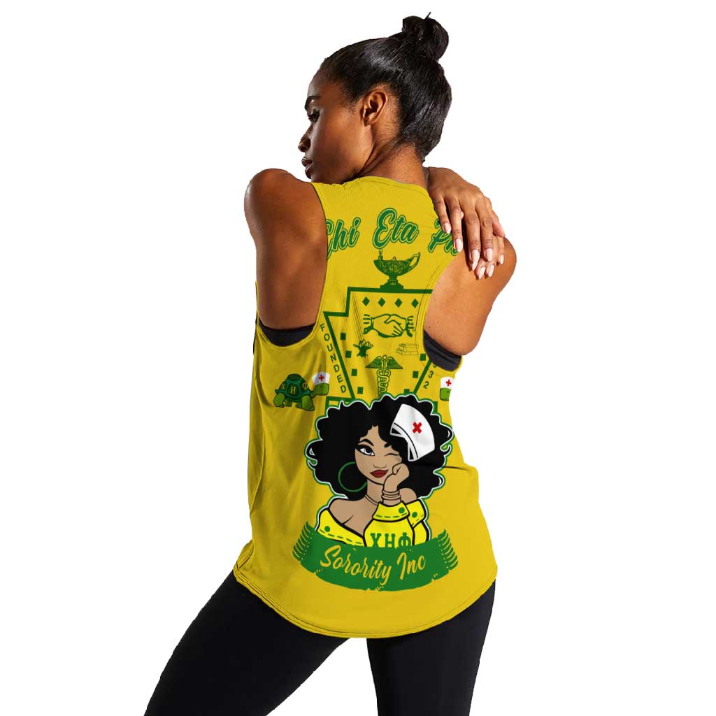 Chi Eta Phi Sorority Nurse Women Racerback Tank Show Your Sorority Pride