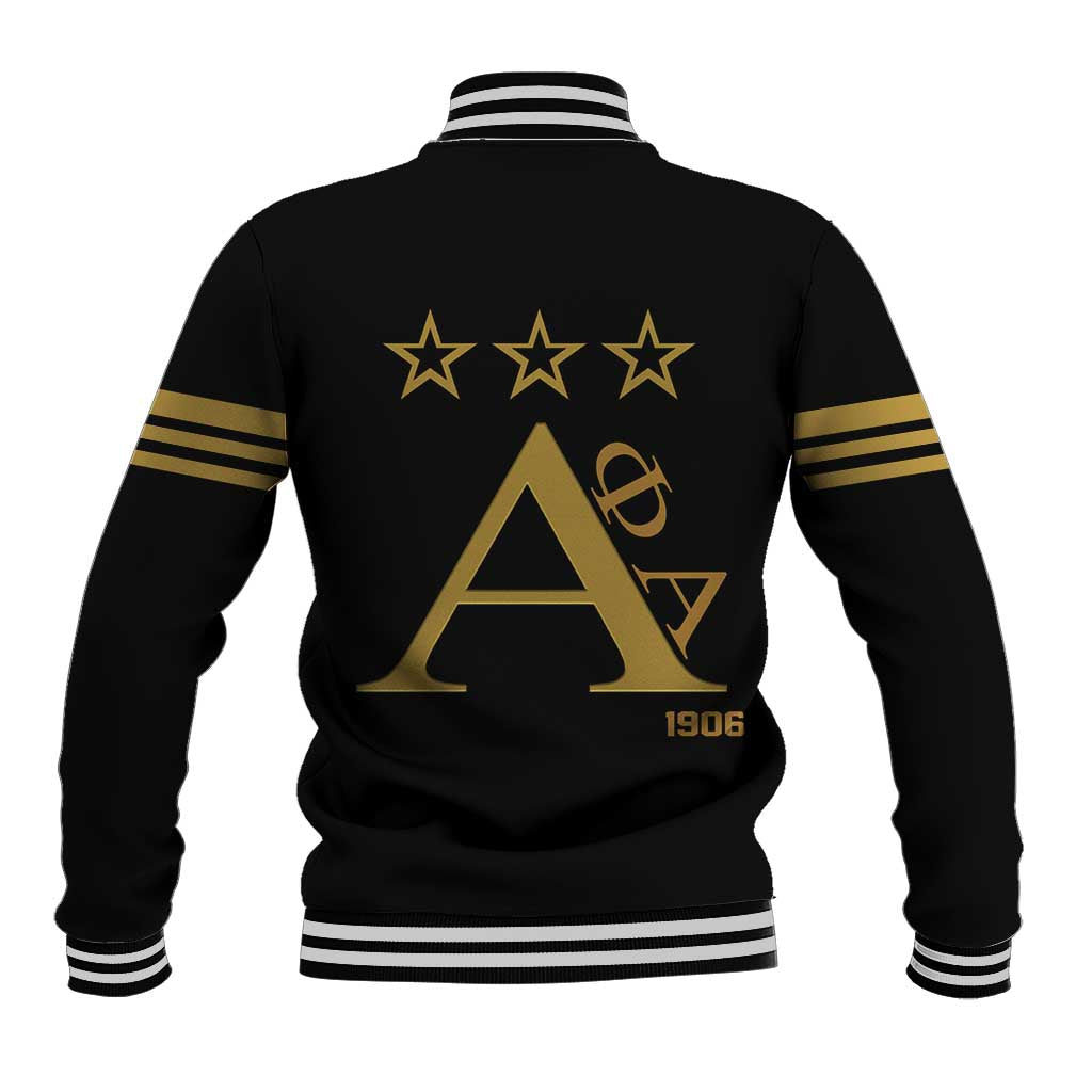 Alpha Phi Alpha Fraternity Baseball Jacket Classic APA Style