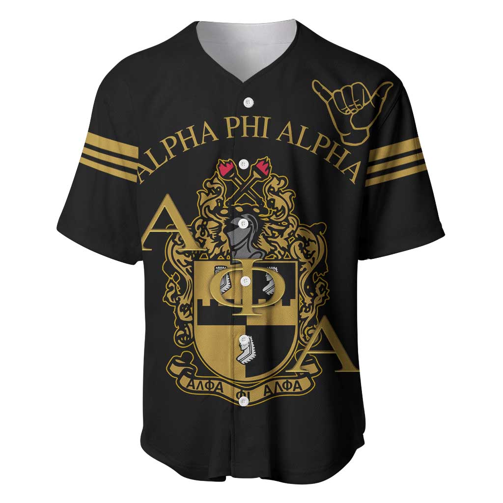 Alpha Phi Alpha Fraternity Baseball Jersey Classic APA Style