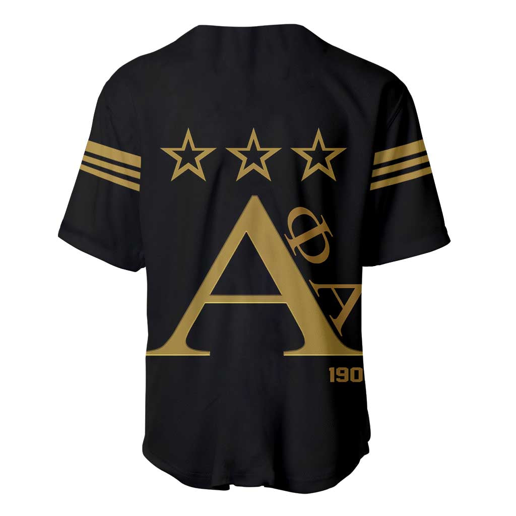 Alpha Phi Alpha Fraternity Baseball Jersey Classic APA Style