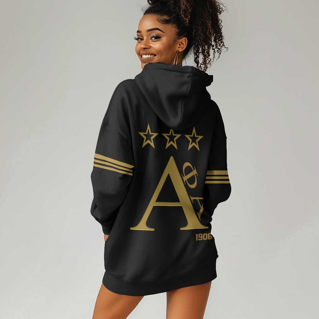 Alpha Phi Alpha Fraternity Hoodie Dress Classic APA Style