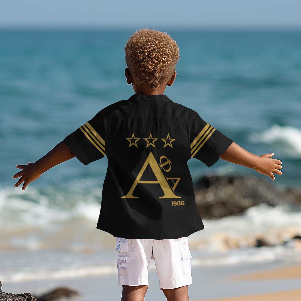 Alpha Phi Alpha Fraternity Kid Hawaiian Shirt Classic APA Style