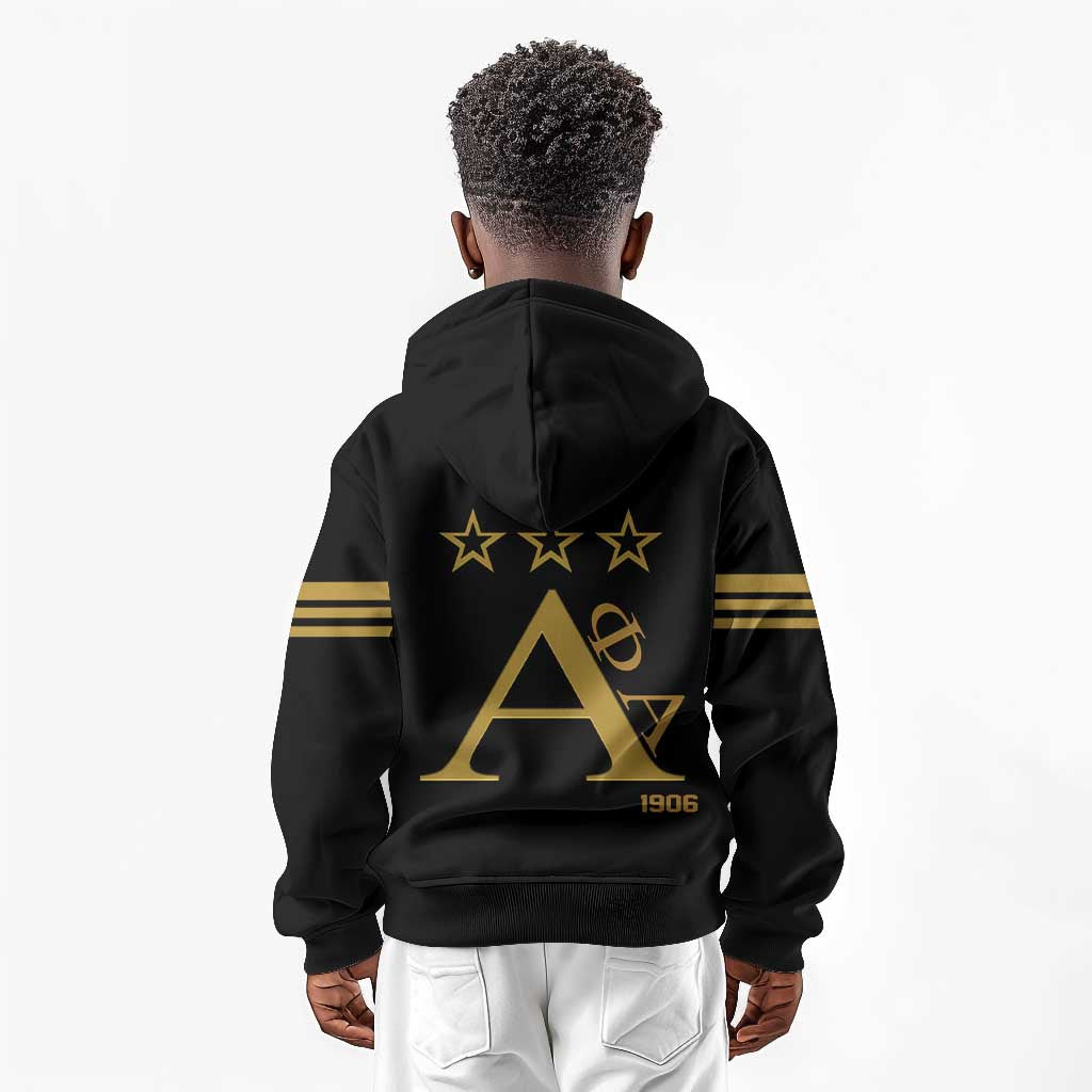 Alpha Phi Alpha Fraternity Kid Hoodie Classic APA Style