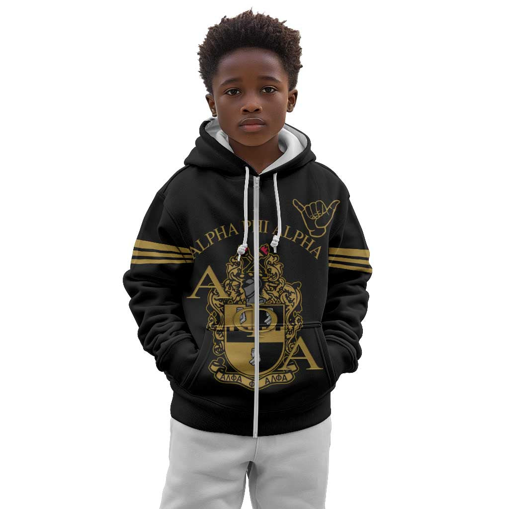 Alpha Phi Alpha Fraternity Kid Hoodie Classic APA Style DT01
