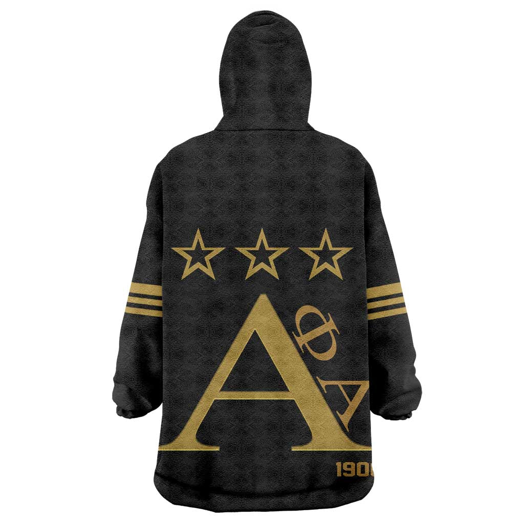 Alpha Phi Alpha Fraternity Kid Wearable Blanket Hoodie Classic APA Style