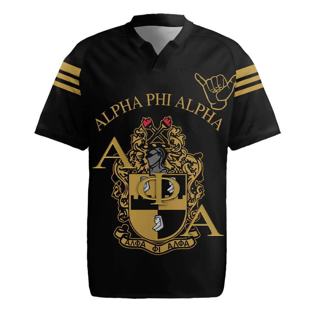 Alpha Phi Alpha Fraternity Rugby Jersey Classic APA Style