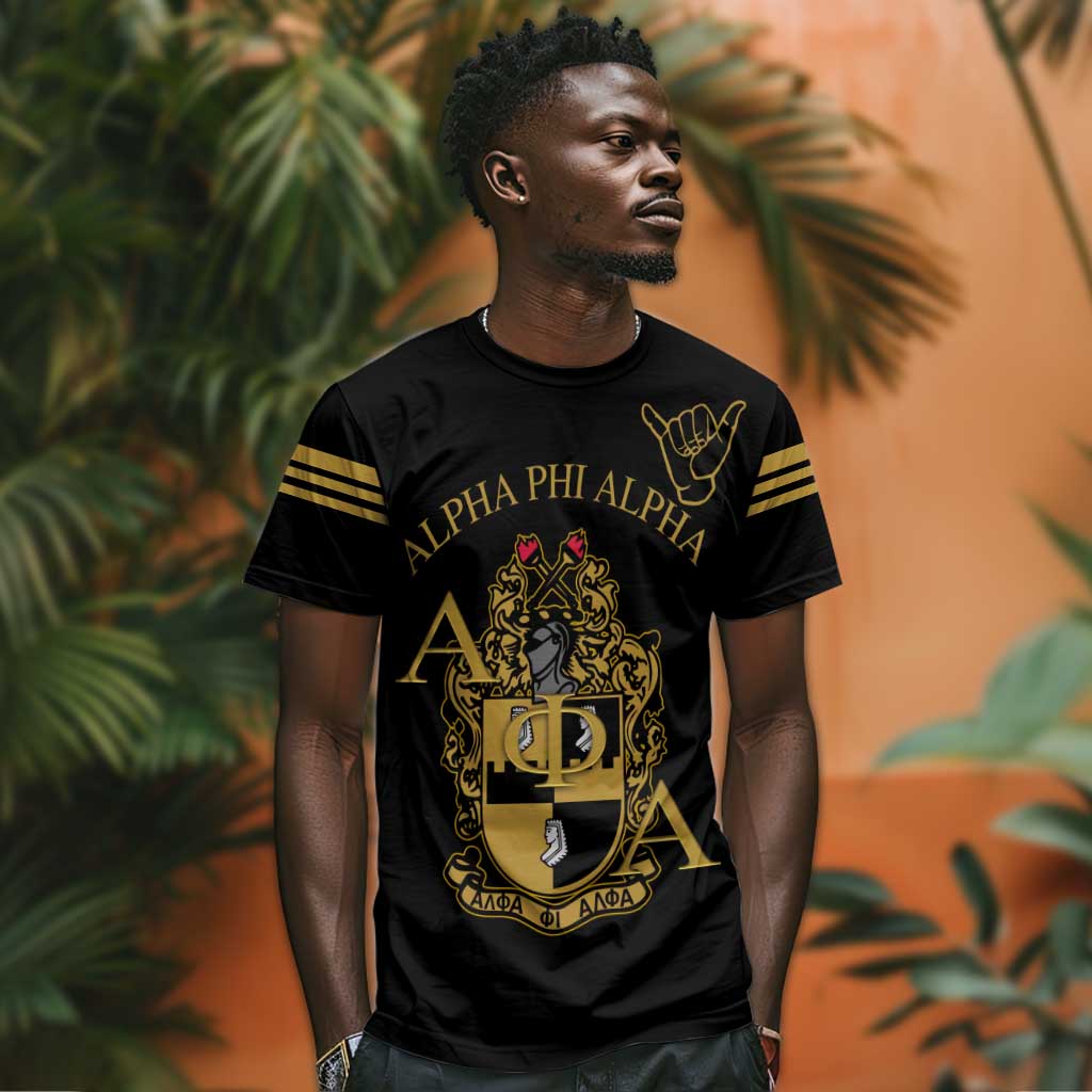 Alpha Phi Alpha Fraternity T shirt Classic APA Style